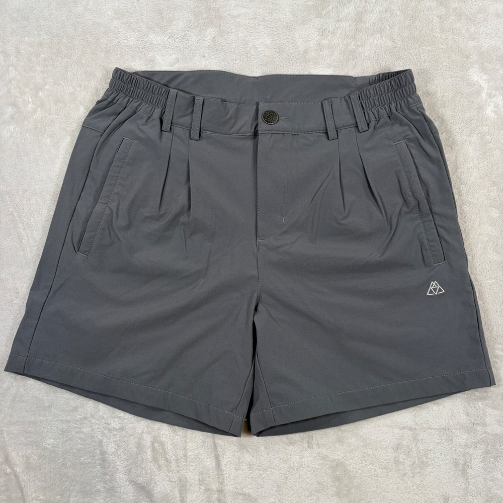 Haimont Mens M Performance Hiking Shorts Grey Workout Running Gym